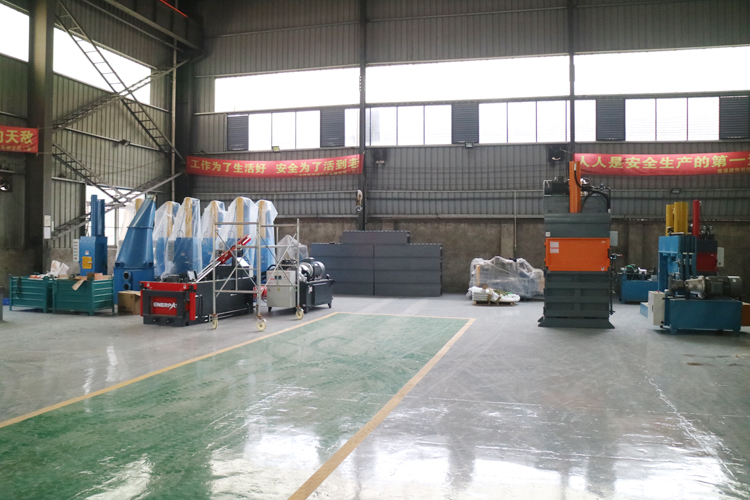 automatic hydraulic plastic bottle baling press machine 